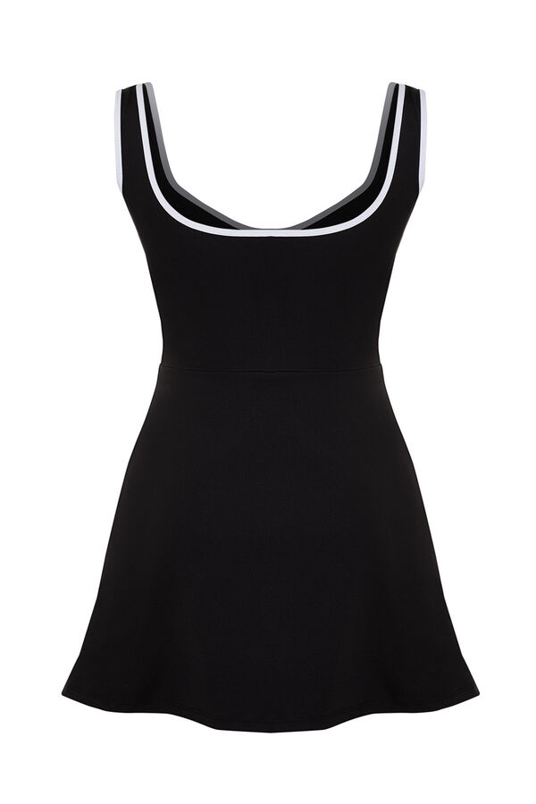 Trendyol Vestido deportivo negro malla interior negro