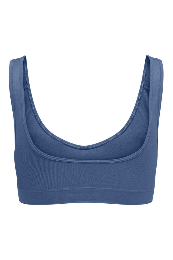 Only Play Soutien desportivo sem costura com estampa de borboleta. rosa