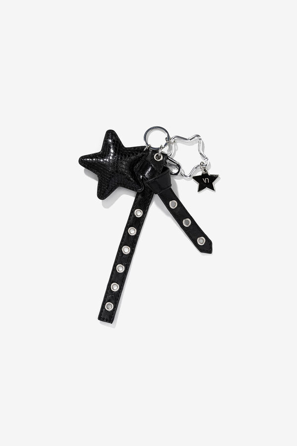 Vilanova Porta-chaves Estrela com Efeito Pele preto