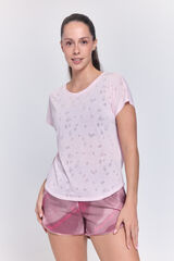 Only Play Camiseta manga corta soft coral