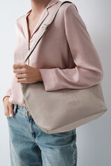 Women'secret Beige long handle lunch bag nude