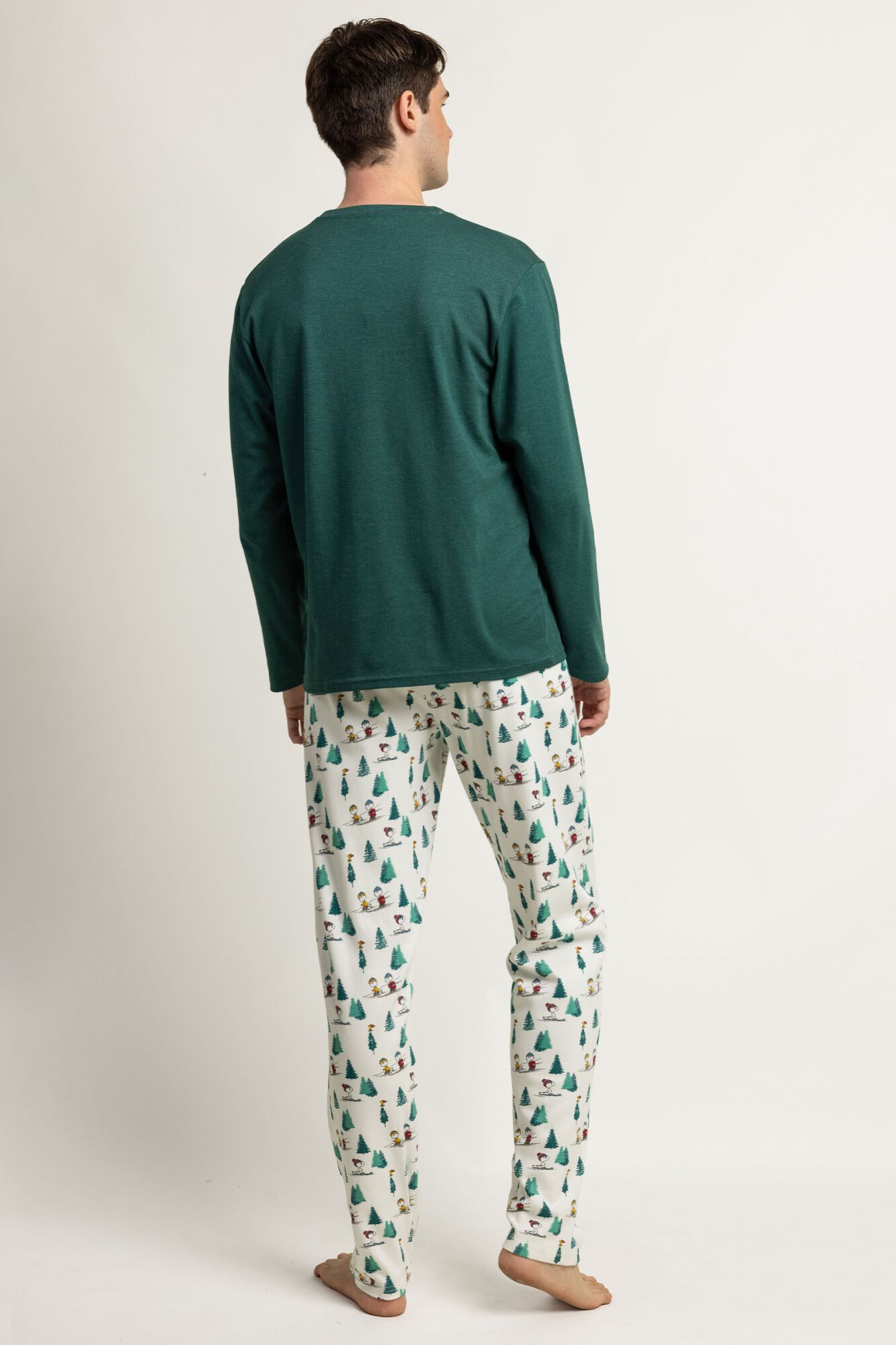 Admas Pijama comprido para homem Peanuts