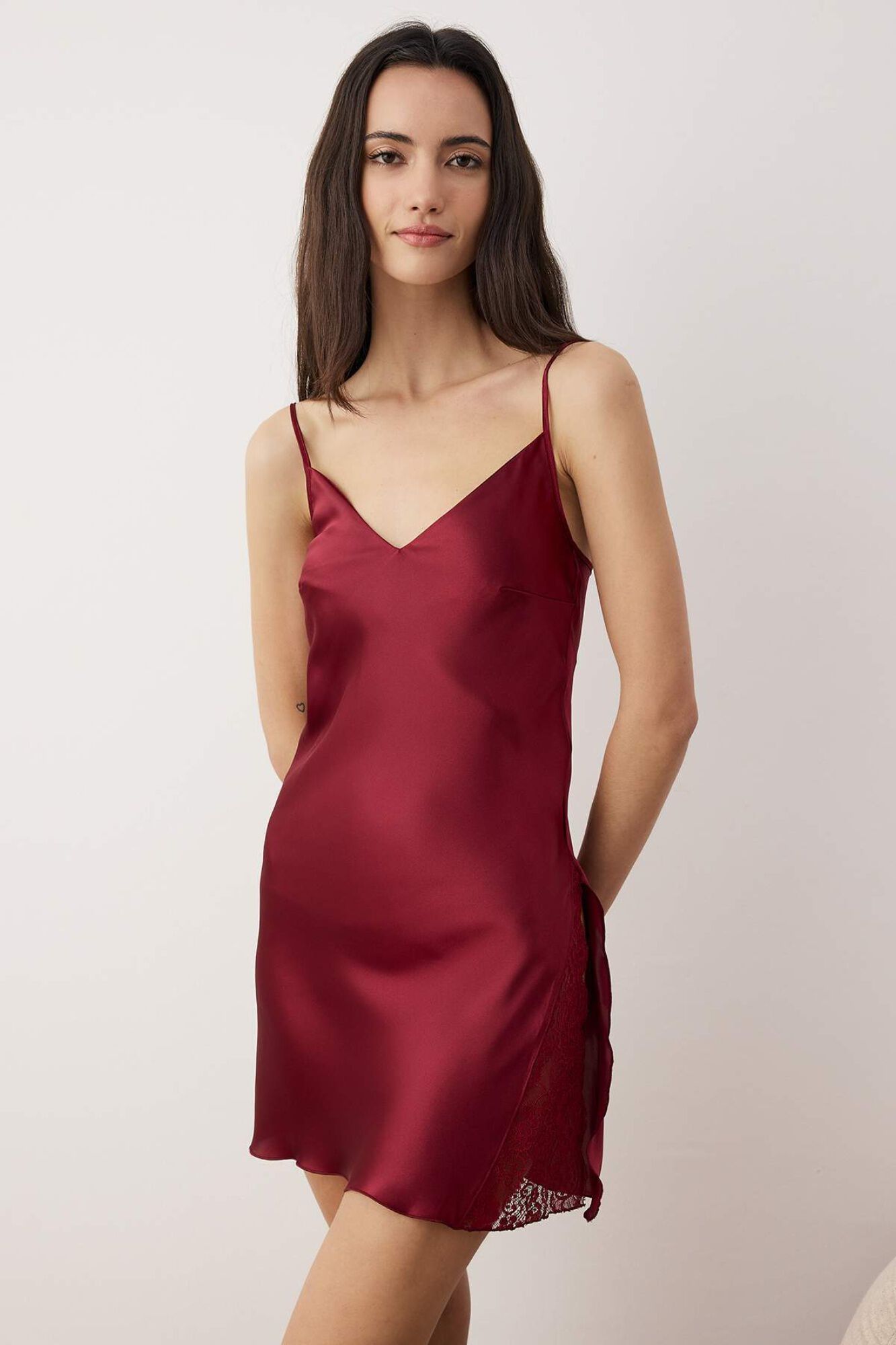 Trendyol Camis&oacute;n satinado elegante