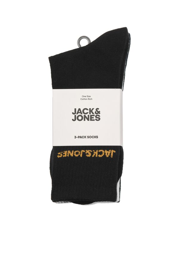 Jack & Jones Cotton tennis socks black