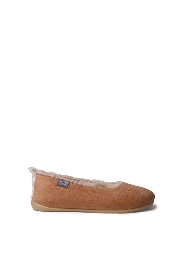 Toni Pons Zapatilla Cerrada Plana Para Mujer beige