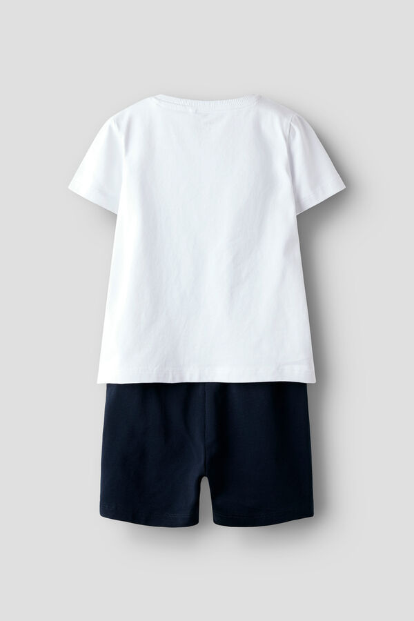 Name it Ensemble T-shirt et bermuda bleu