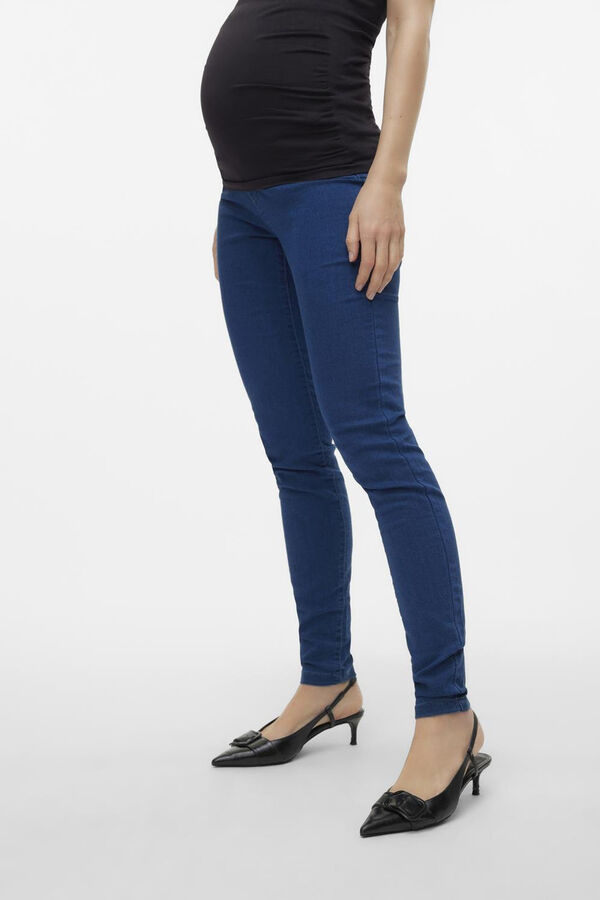 Womensecret Jeans jegging maternity azul