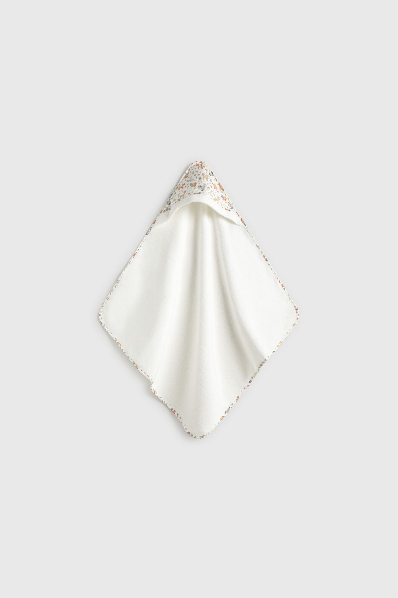 Textura Forest print hooded towel