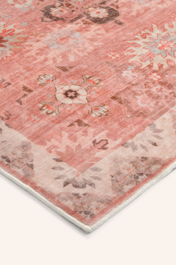 Calma House Alfombra de pelo suave Ares rosa