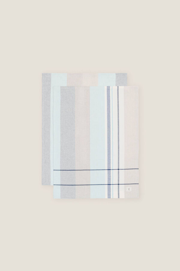 Textura Set 2 Trapos Rayas blue