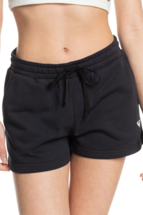 Womensecret Women's shorts with elasticated waistband - Surf Stoked  noir