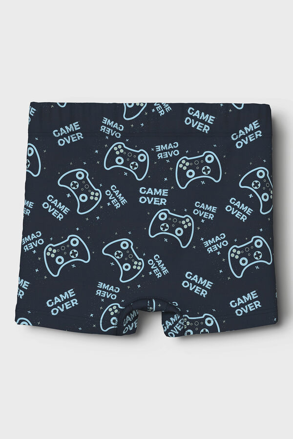 Name it Packen Sie 3 Videospiel-Boxershorts ein Blau