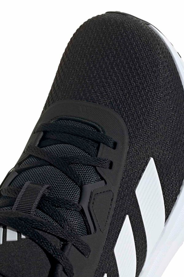 Adidas Galaxy 7 3-stripe running trainers black