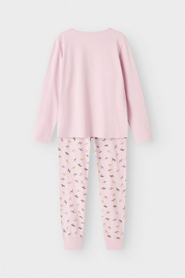 Name it Pijama de menina cavalo rosa