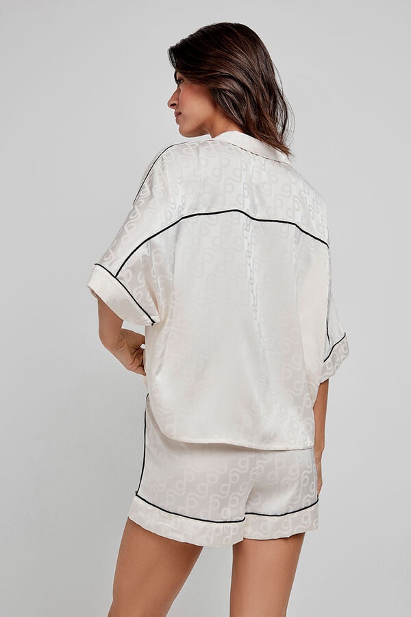 Gisela Beige short shirt pajamas Braun