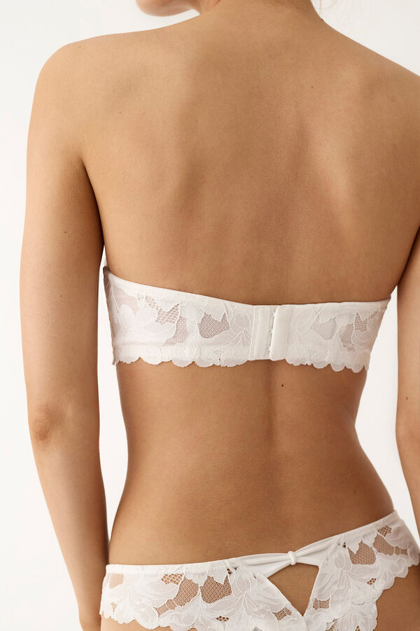 Promise Sujetador push up encaje blanco marfil
