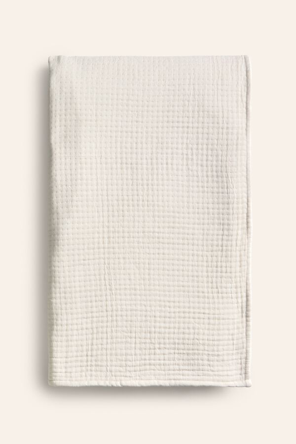 Calma House 270x280 cotton bedspread white