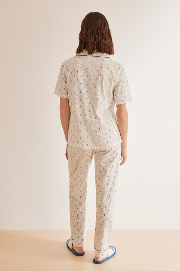 Womensecret Pijama camisero 100% algodón Miffy blanco