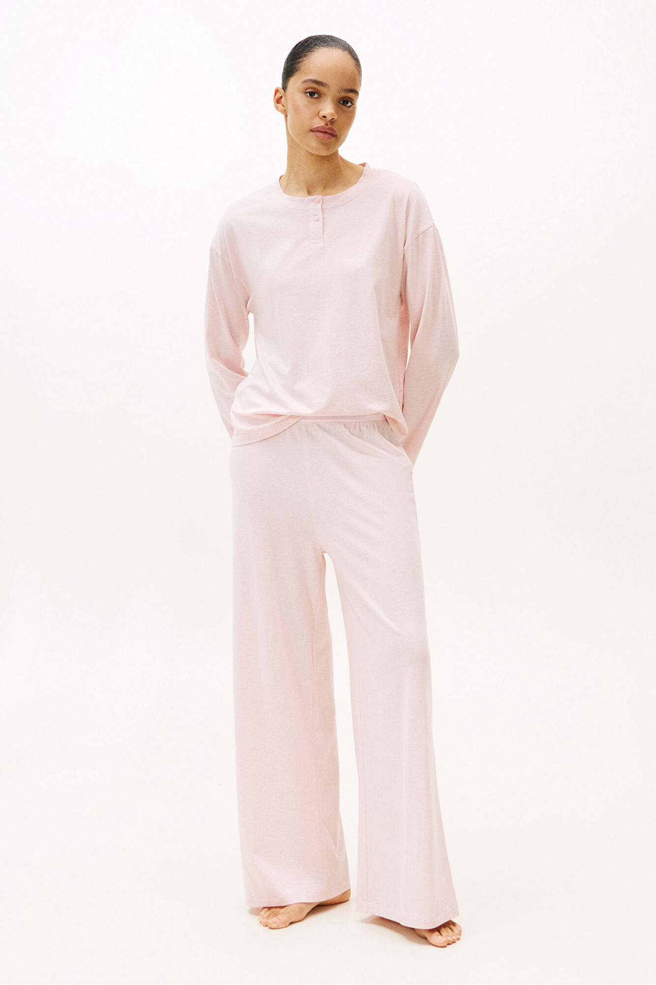 Tommy Jeans Conjunto de pijama manga larga en modal