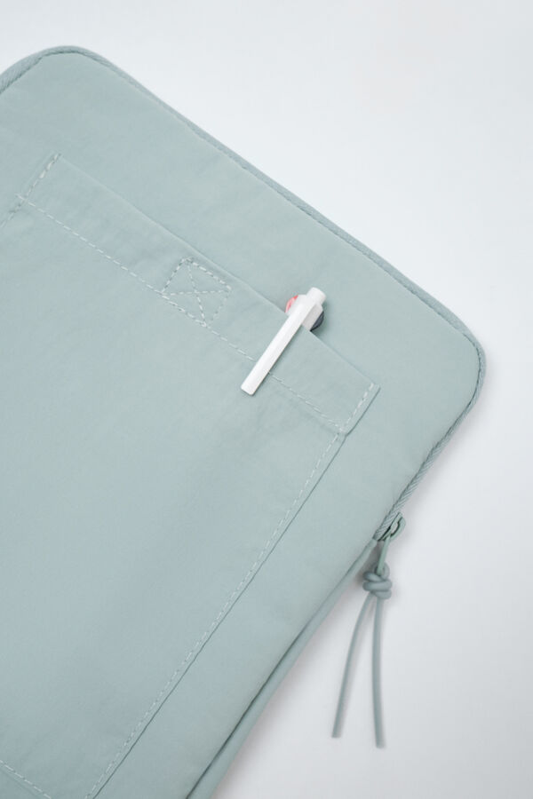 Women'secret Green puffer tablet case green