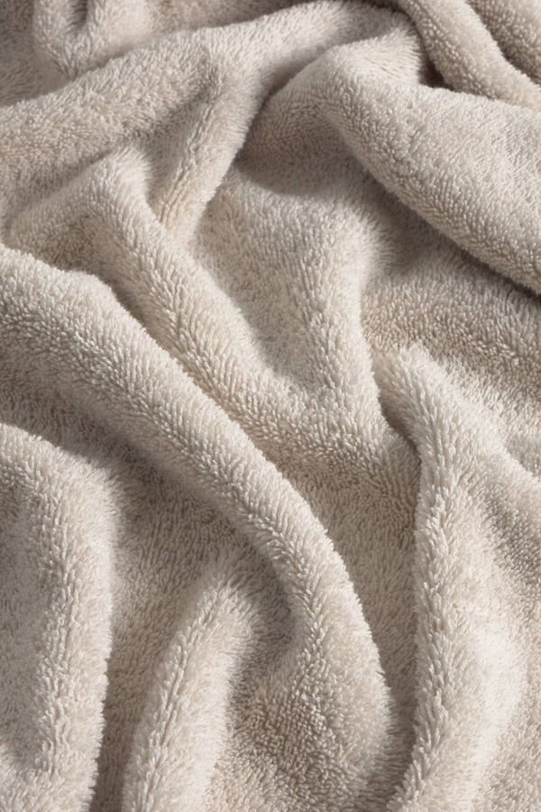 Textura Badetuch mit Ziersteppung Braun