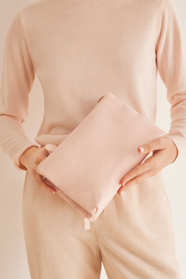 Womensecret Ružičasta toaletna torbica srednje veličine Ružičasta