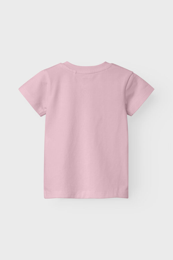 Womensecret Baby girl's T-shirt with front detail rózsaszín