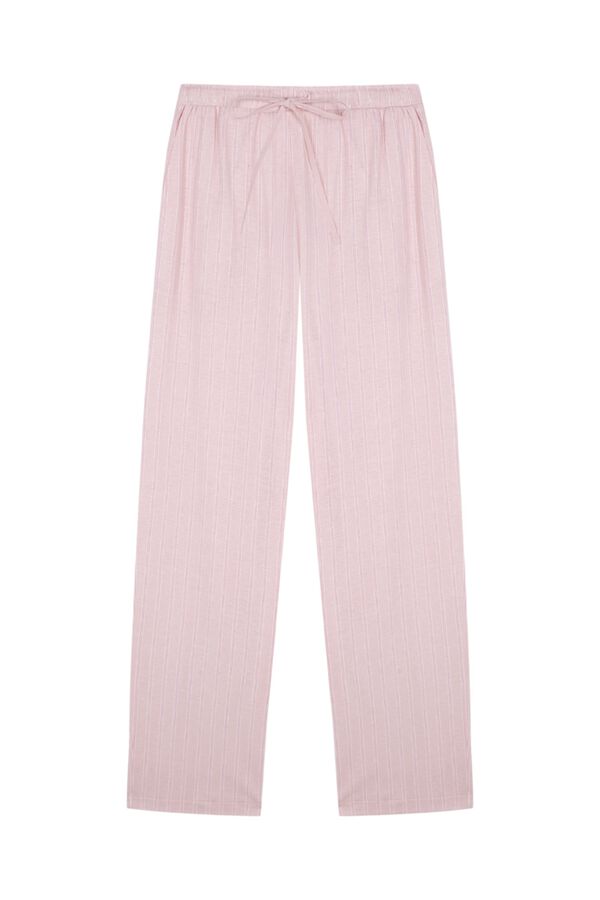 Women'secret Pantal&oacute;n largo rayas rosa rosa