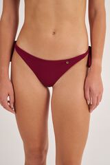 Bohodot Piqu&eacute; adjustable Brazilian bikini bottoms printed
