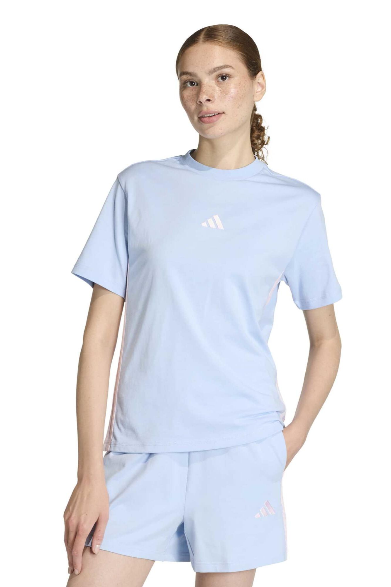 Adidas Camiseta casual 3 bandas Essentials