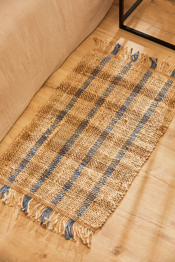 Womensecret Carlo natural jute rug with dyed jute brown