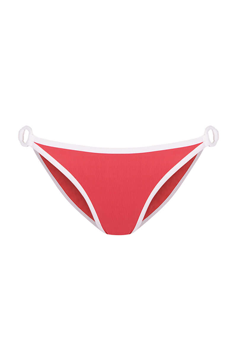 Womensecret Coral ring bikini bottoms burgundy