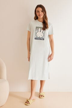 Womensecret Miffy 100% cotton midi nightgown S uzorkom