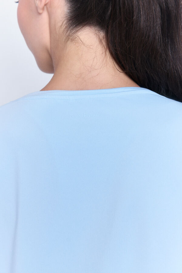 Only Play Camiseta manga corta soft turquesa