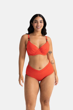 Womensecret Braguita de bikini midi naranja
