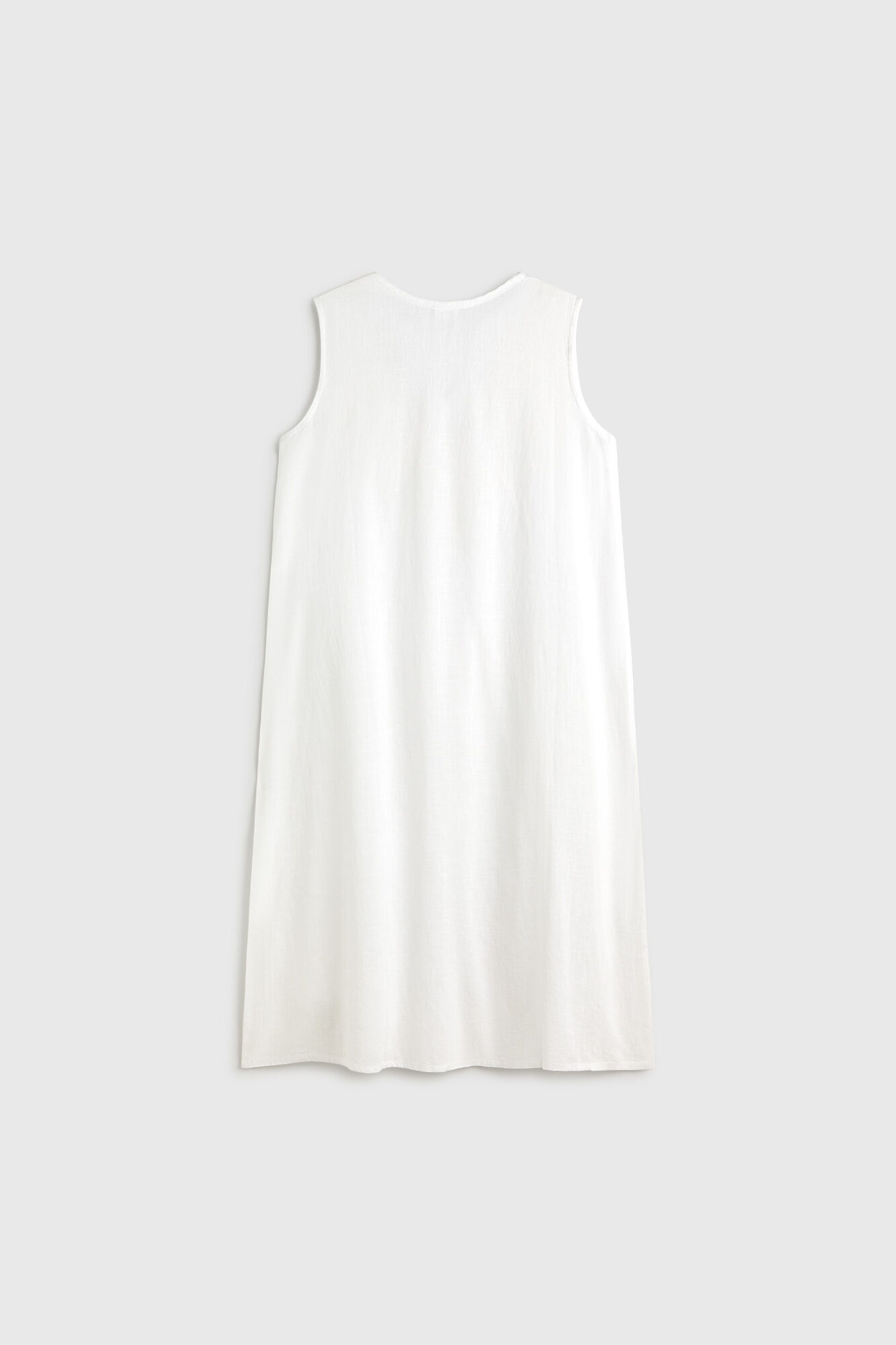 Textura T&uacute;nica playa en algod&oacute;n bordada