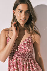 Women'secret Short strap dress printed