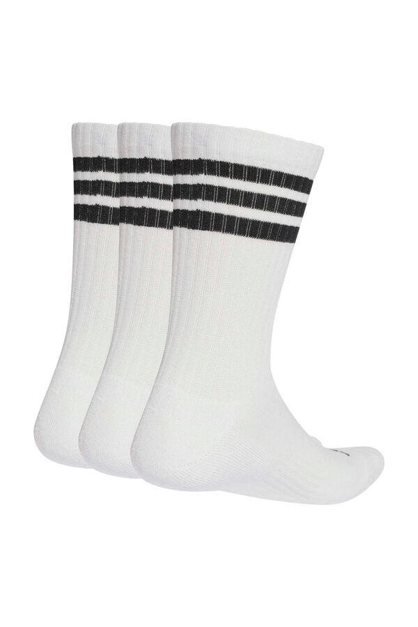 Adidas Pack of 3 sports 3-stripe socks white