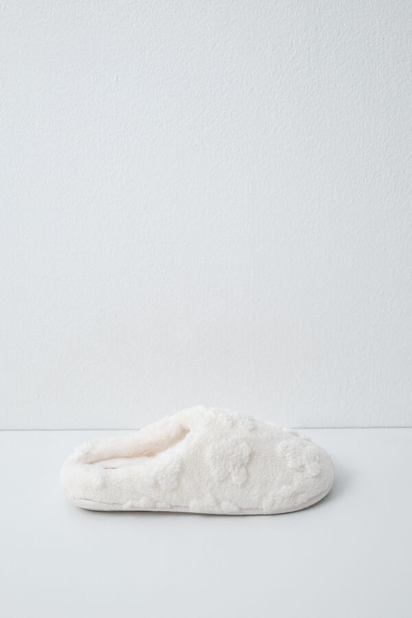 Women'secret Slippers and sleep mask pack beige