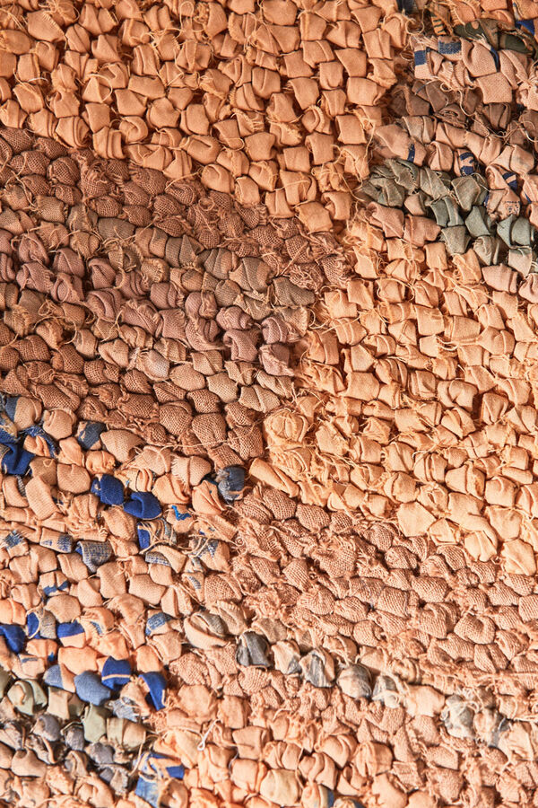 Womensecret Tanneri terracotta cotton and fabric rug imprimé