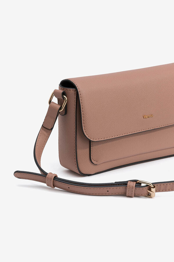 Vilanova Bolso Bandolera con Solapa rosa