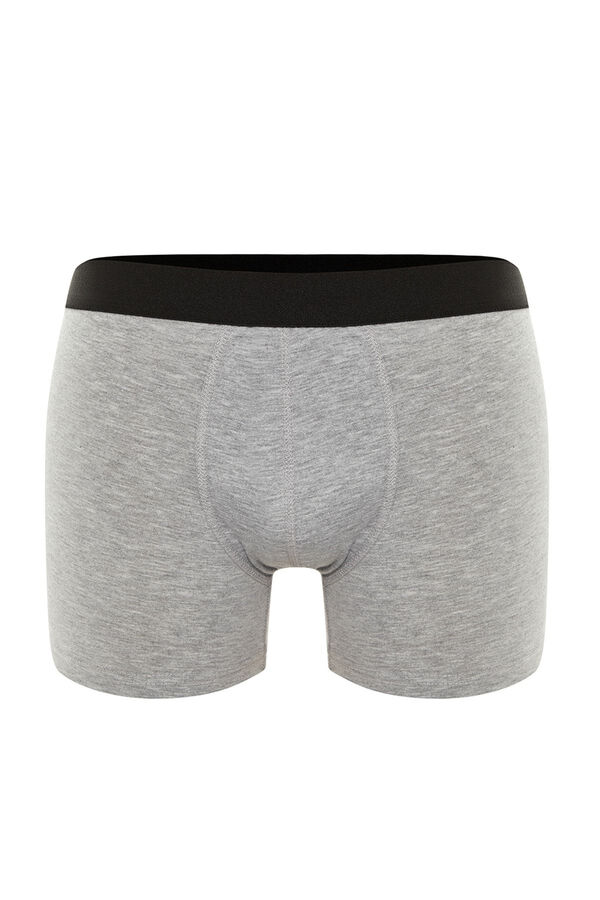 Trendyol Pack 5 boxers grises&nbsp; estampado