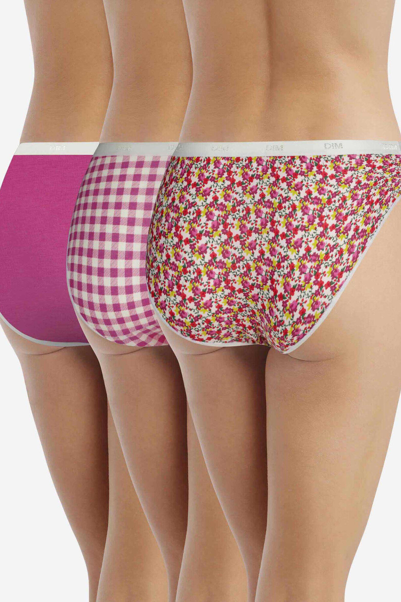 DIM Pack 3 bragas estampadas
