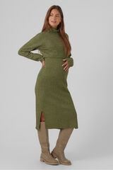 Mamalicious Maternity and breastfeeding jersey-knit dress green