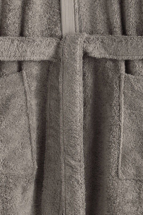 Womensecret Cotton bathrobe gris