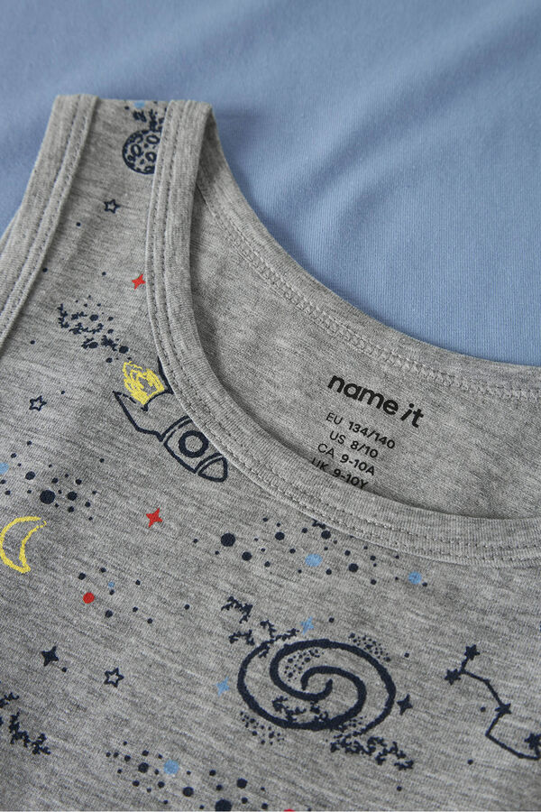 Name it Pack de camiseta interior de ni&ntilde;o gris