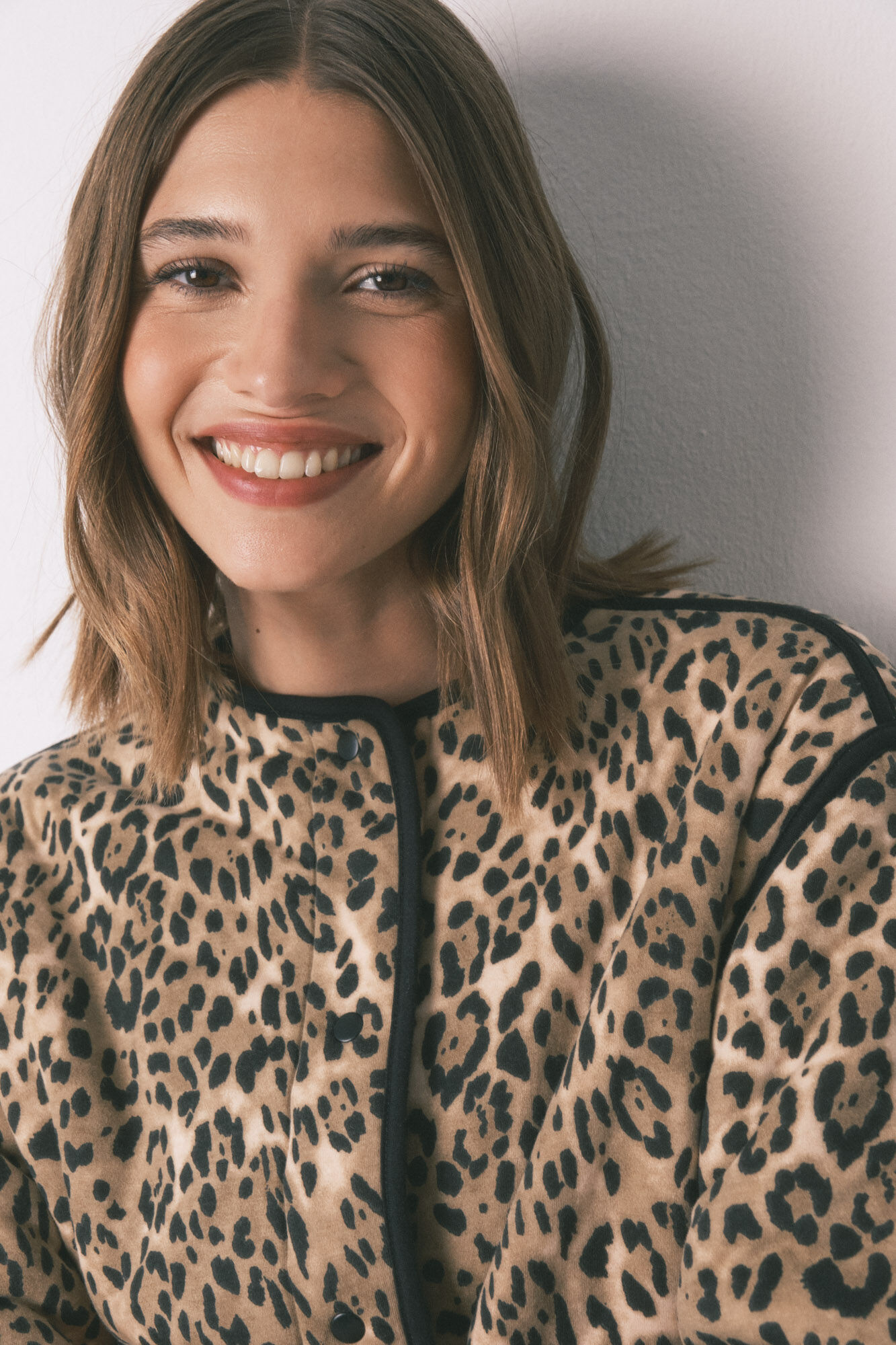 Women'secret Chaqueta corta reversible animal print