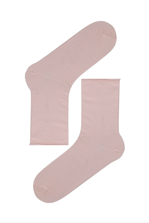 Womensecret Pack de cuatro pares de calcetines rosa