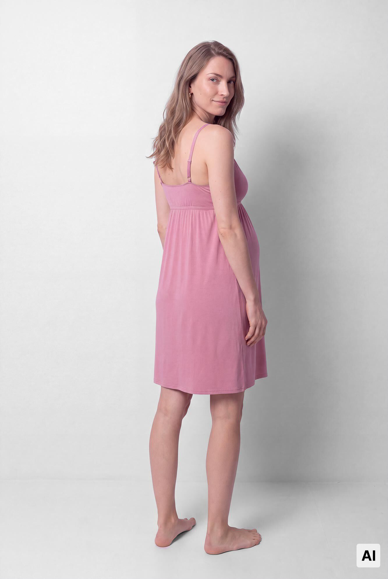 Women'secret Pink maternity breastfeeding vest top nightgown