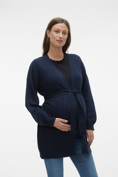 Womensecret Casaco de malha maternity azul